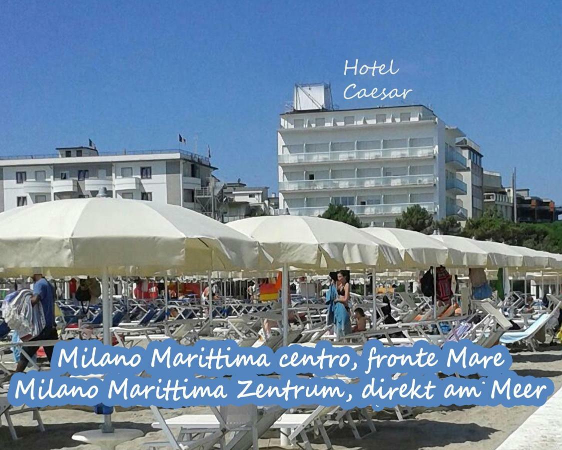 Hotel Caesar Bed And Breakfast Milano Marittima Exterior photo